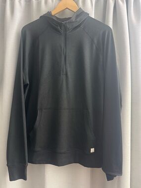 Vuori Ponto Performance Half Zip Hoodie Mens Large